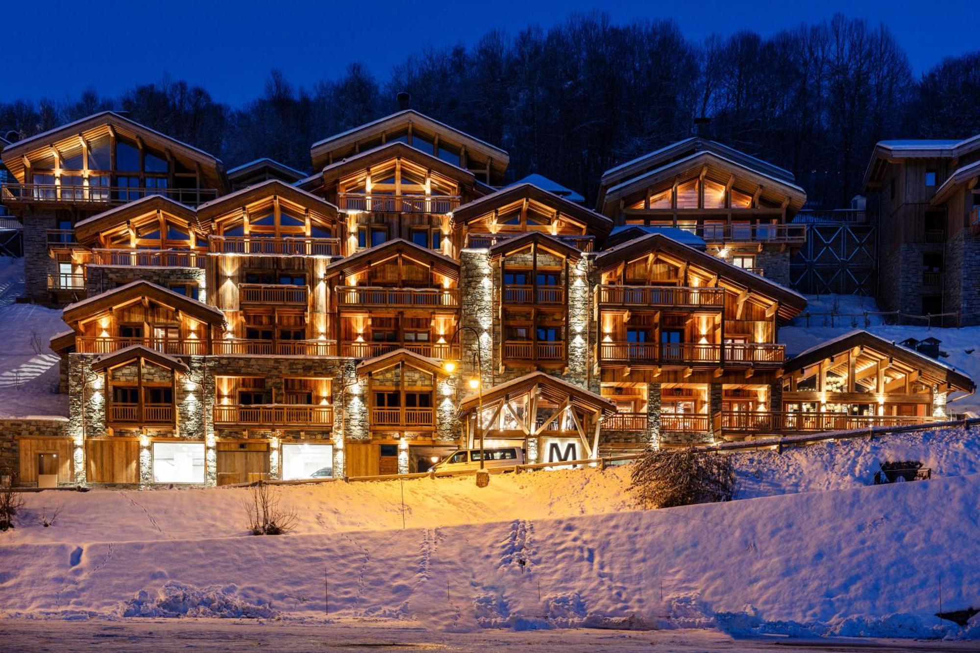 M Lodge & Spa Сен-Мартен-де-Бельвиль Экстерьер фото